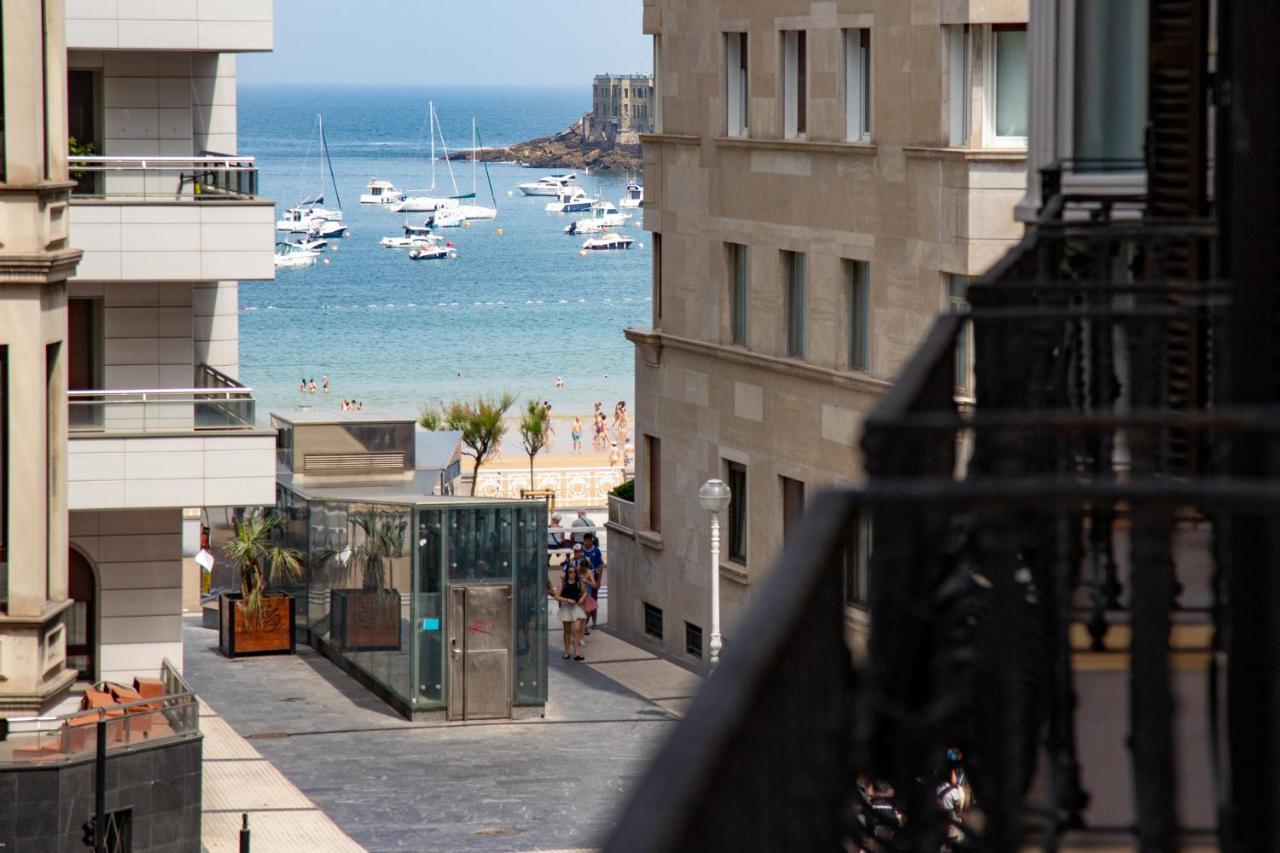 La Concha Cozy Balcony Apartment By Cisan Rentals San Sebastian Exterior photo